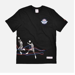 Mitchell x Ness Jordan All star ‘STEPS’ shirt Black Size L